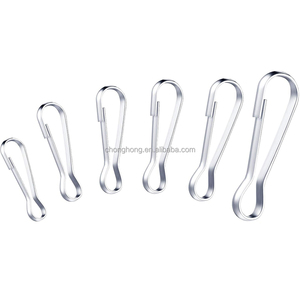 Crochets à ressort métalliques 20mm 25mm 28mm 30mm 32mm 40mm, mousquetons à ressort en acier inoxydable 304, fermoirs pour sacs à main - Product Image 1