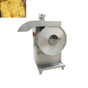 Satışa yüksek verimli büyük kapasiteli sebze patates havuç kesici makinesi soğan patates şerit kesme makinesi