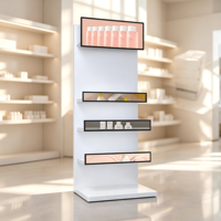 Écran publicitaire numérique LCD étiré de 19,5, 24, 36,8, 43, 58,4 pouces pour affichage sur l'extrémité des rayonnages de supermarché et de commerce de détail