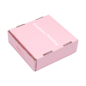 Quà Tặng Bao Bì Craft Kraft Hộp Giấy Dễ Thương Màu Hồng Nhỏ Gấp Bao Bì Giấy Hộp Quà Tặng Với Hộp Sóng - Product Image 4