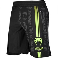 Shorts de boxe, fitness, entraînement, course à pied, Muay Thai Venom UFC Sanda pour hommes adultes, 100% polyester respirant, logo imprimé numériquement sur le devant, 160g