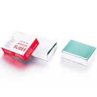 Laboratory Microscope Prepared Slides Disposable Double Frosted Ground Edges Microscope Slides 7107