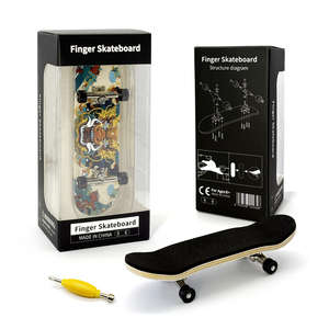 ALF.AILEFU Sport Private Label Mini <span class=keywords><strong>Finger</strong></span> <span class=keywords><strong>Skate</strong></span> Boarding Complete 5 Ply Maple <span class=keywords><strong>Tech</strong></span> <span class=keywords><strong>Deck</strong></span> Skateboard Full Set 29mm - Product Image 1