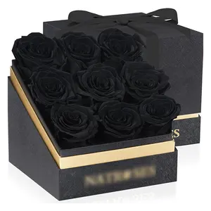 Birthday Valentines Day Gifts 100% Real Roses That Last Up to 3 Years Flowers Forever Preserved Roses in a Box
