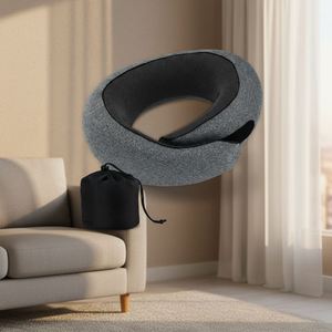 2026 Trending <b>Memory</b> <b>Foam</b> U-Shape Neck Airplane Travel High-Density Cotton Customizable Pillow for Office - Product Image 1