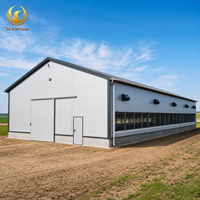 Bâtiment Agricole Préfabriqué en Acier, Hangar d'Élevage, Abri pour Animaux, Équipement d'Élevage, Bâtiment de Stockage