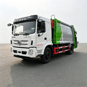 Camion compacteur de déchets Sanhuan Haolong à essieu unique de 18 mètres cubes à bas prix, avec options LHD/RHD, véhicule de collecte des déchets solides - Product Image 1