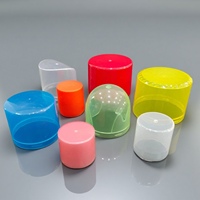 Tapas de PVC para tuberías, tapas redondas roscadas hembra antipolvo de 100 ml, reutilizables y a prueba de fugas para latas y botellas de vino