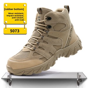 Scarpe Antinfortunistiche da <span class=keywords><strong>Uomo</strong></span> con Puntale in Acciaio, Antiurto, Antiperforazione, Resistenti all'Usura, Alte, Antiscivolo, con Suola in <span class=keywords><strong>Gomma</strong></span>, <span class=keywords><strong>Stivali</strong></span> da Lavoro Protettivi - Product Image 6