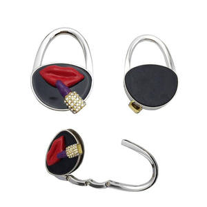 Thời Trang Có Thể Gập Lại Bảng <span class=keywords><strong>Purse</strong></span> Túi Xách Móc Móc Túi Kim Loại Chủ - Product Image 3