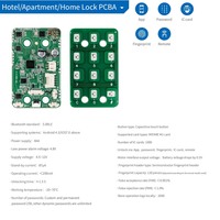 Carte de contrôle de serrure numérique, carte de contrôle d'accès, carte de contrôle de serrure intelligente, carte de contrôle de serrure de porte, assemblage de carte PCB, OEM ODM, PCBA personnalisé clé en main