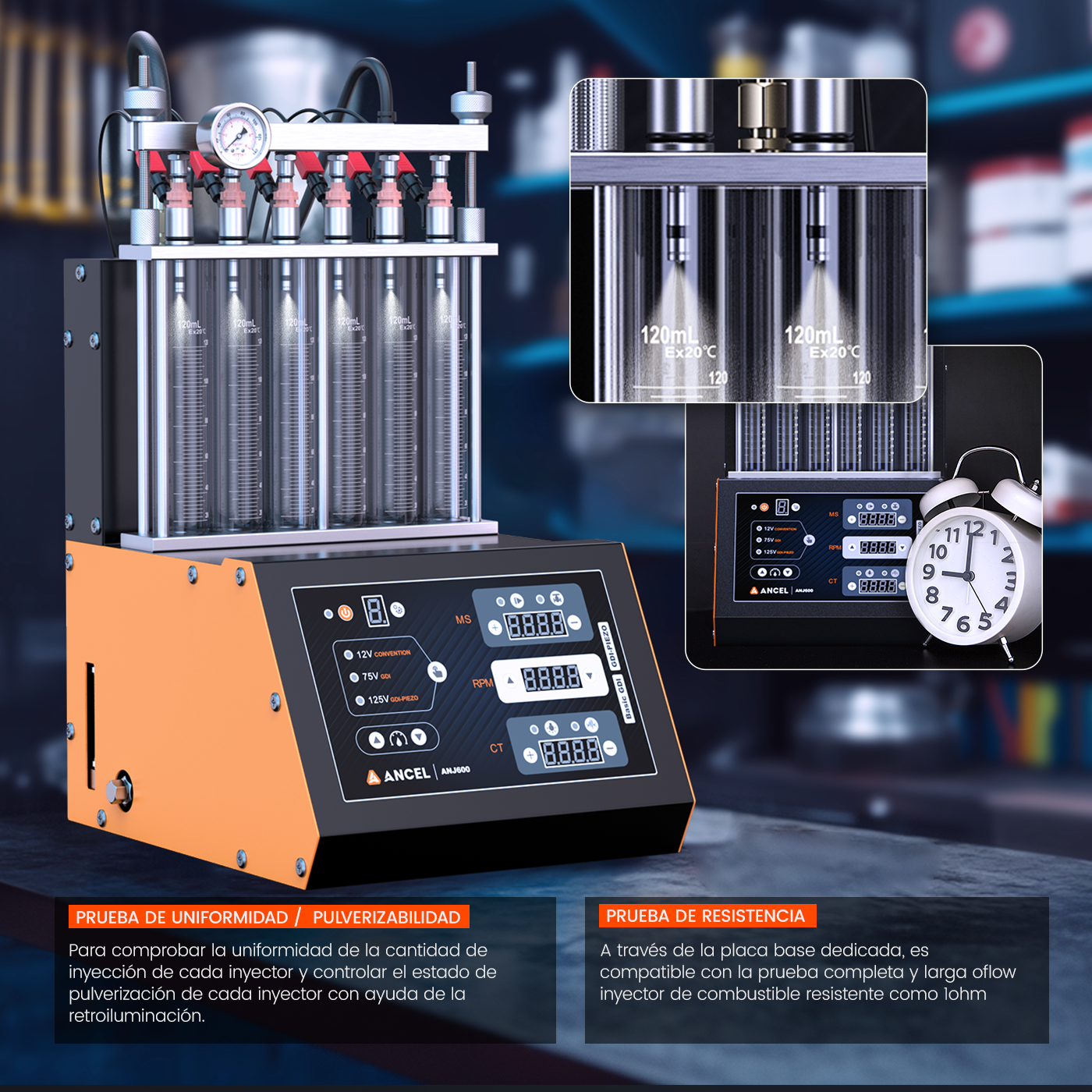 injector cleaner machine