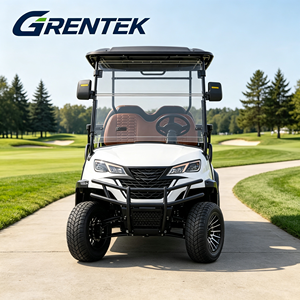Carrito de golf de 4 plazas, compacto, eléctrico, fácil de operar, para viajes por el campo, para conducir en villas y caminos no públicos. - Product Image 3