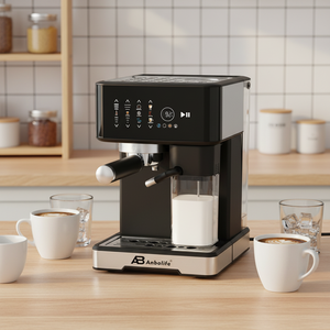 Máquina de <span class=keywords><strong>Espresso</strong></span> Anbolife de 20 Bares |   Termobloque de Calentamiento Rápido |   Control de Volumen para Medidor de Flujo |   Marco de Acero Inoxidable y Mango de PF - Product Image 6