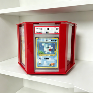 Hot Sale Modern Custom Rotating <b>Acrylic</b> Stand Easy Assemble Trading Card Grading Slab Display For Game Card <b>Storage</b> - Product Image 3