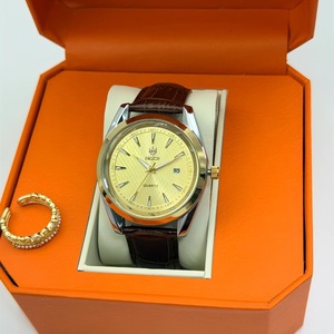 <span class=keywords><strong>Montre</strong></span> à quartz de luxe pour <span class=keywords><strong>homme</strong></span> avec cadran analogique, mouvement <span class=keywords><strong>SEIKO</strong></span>, verre minéral, <span class=keywords><strong>bracelet</strong></span> résistant à l'eau, neuve - Product Image 6