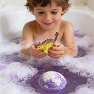 Bombes <span class=keywords><strong>de</strong></span> <span class=keywords><strong>bain</strong></span> hydratantes pour enfants avec jouets surprise, ingrédients 100% naturels, forme d'œuf <span class=keywords><strong>de</strong></span> dinosaure, parfum floral naturel, boîte cadeau - Product Image 5