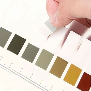 Marcadores de Índice de Color Morandi - Notas Adhesivas de 10 Colores, Escribibles, Autoadhesivas, con Regla para Marcar Páginas - Product Image 3