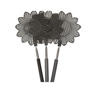 Matamoscas extensible de acero inoxidable Sunflower, herramienta manual para el control de insectos y moscas en el hogar. - Product Image 1