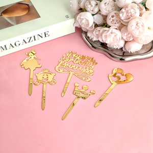 Adorno de Pastel de Acrílico con Diseño de Princesa y Miel, Decoración para Fiesta de Cumpleaños para Niñas - Product Image 3