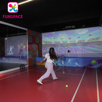 Funspace Otros Juegos Interactivos de Deportes de Interior Simulador de Juegos Interactivos de Habilidades de Competición de Tenis