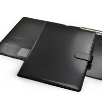 Carpeta Portafolio de Cuero para Negocios, con Logotipo Personalizado, Formato A4, para Currículum, Regalo Corporativo de Oficina