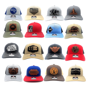 قبعة ريتشاردسون لسائقي الشاحنات من شركة التصنيع الأصلية ، قبعة قطنية سادة من شبكة من شبك Snapback بتصميم مخصص - Product Image 2