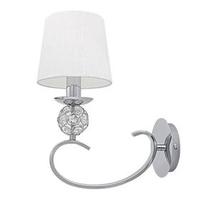 Proiettore cromo 34x15x25 cm, schermo bianco 1xE14, ideale per presentazioni e intrattenimento in uffici o aule. - Product Image 1