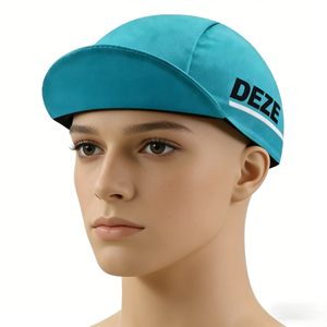 Casquette de cyclisme colorée, personnalisable, sans couture, séchage rapide, protection solaire, respirante, pour entraînement et course sur route, avec badge et numéro d'équipe - Product Image 6
