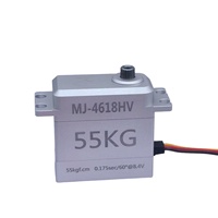 Nouveauté MJ-4618HV Servo ultra-performant à haut rapport coût-performance, couple de 55 kg, engrenage en acier inoxydable, servo entièrement métallique pour jouets RC