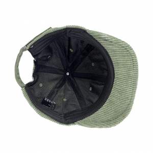 Gorra de béisbol de ala corta suave de pana Flip up Short Bill Flat Snapback Hats Winter Dad Cap Logotipo bordado - Product Image 5