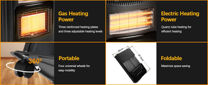 <span class=keywords><strong>Chauffage</strong></span> au gaz portable LUOQI, best-seller, économe en énergie, durable, pliable, infrarouge, pour camping-car, salle de bain, usage commercial - Product Image 5