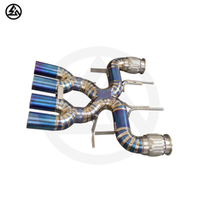 Escape de titanio CSZ para <span class=keywords><strong>Mclaren</strong></span> <span class=keywords><strong>720S</strong></span> actualizado a tubo recto de escape trasero de eje estilo 765LT - Product Image 3