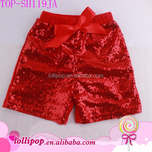 Poco Fashionista Estate Sequin Breve <span class=keywords><strong>Mutandine</strong></span> Multicolore Del Bambino Ragazze Shiny Shorts Boutique Sparkle Modello Del Bambino Immagini - Product Image 2
