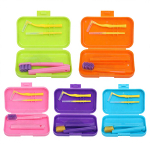 Kit de Brosses Dentaires Interdentaires Pliables de Voyage pour Soin Bucco-Dentaire Orthodontique à Domicile Portable Meilleure Vente - Product Image 1