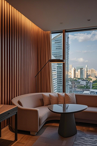 लकड़ी के पैनल दीवार सजावट एकुपानेल लकड़ी की दीवार काusic platen ध्वनिक पैनल - Product Image 6