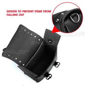 Sacs de selle universels pour moto, sacs à outils latéraux, pochette de rangement pour bagages de moto et scooter, sacoche étanche pour Cafe Racer - Product Image 5