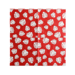 Printed Paper Napkins 330mm 2-Ply Themed Party Disposable Red Monstera Pattern 20 Sheets Per Pack - Product Image 4