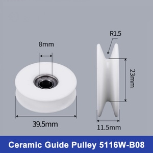 40*12mm All-ceramic Guide Wheels for Wire Drawing <b>Belt</b> Type ISO9001 Certified OEM Excellent Wear Resistance Long <b>Working</b> Life - Product Image 5