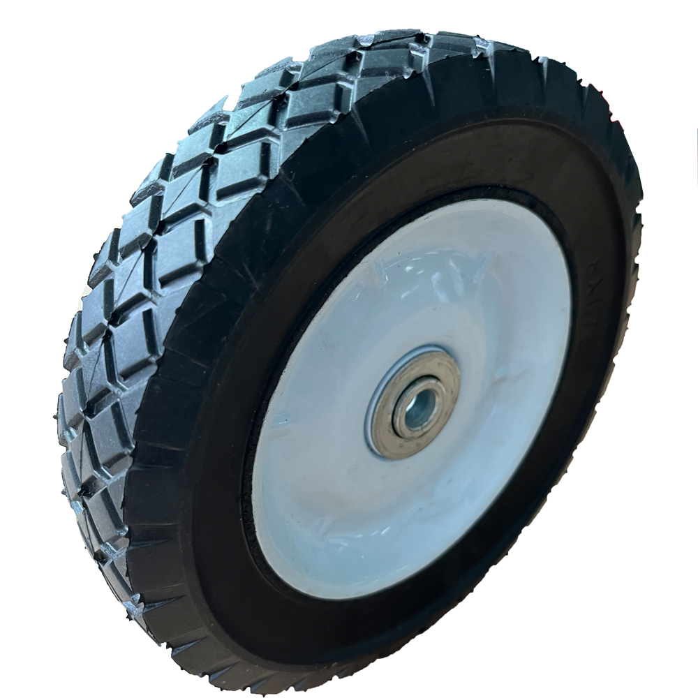 Ruote Industriali Pesanti Rulli Di Trasporto Blue Wheels In Gomma Piena - Diametri Da 80 A 200 Mm, Portata Fino A 350 Kg Rulli Tot Feststeller Per Mobili Pesanti - Foto 10