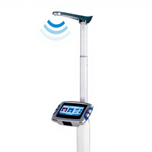 Plateforme corporelle personnelle, capacité de 200 kg à 300 kg, détecteur de hauteur ultrasonique numérique et mesure du poids, balance en acier rechargeable - Product Image 3