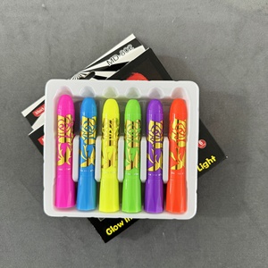 สีนีออนแบบแท่งสำหรับทาหน้าและผิวกาย กลิตเตอร์เรืองแสงในที่มืด สีรุ้ง สำหรับแต่งหน้าเด็กในวันฮาโลวีน ขายส่ง - Product Image 5