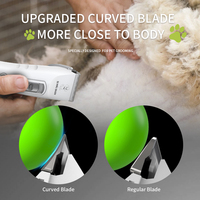 Tondeuse pour animaux de compagnie SiMAiSHEN Pet D3 rechargeable par USB, produits de nettoyage et de toilettage pour animaux, éliminateur de poils, longueur de coupe réglable, tondeuse pour chiens
