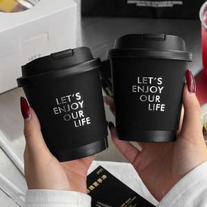 Vasos de Papel Desechables <span class=keywords><strong>para</strong></span> Café con Logotipo Personalizado de Xiamen, de 4oz a 24oz, Doble Pared con Tapa <span class=keywords><strong>para</strong></span> Cafetería, Restaurante, Bebidas <span class=keywords><strong>para</strong></span> Llevar - Product Image 2
