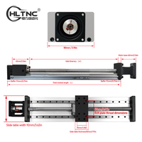 Mesa Deslizante HLTNC con Eje Z, Modelo HL2080, Riel de Doble Guía, Rango de Recorrido de 100mm a 1200mm, Módulo Robótico para CNC