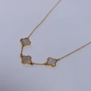 Hadiah Hari Valentine, perhiasan kalung gelang Stainless Steel tanpa noda, kalung cincin kancing telinga, hadiah Hari Valentine