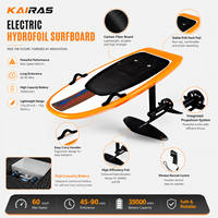 Planche de surf électrique hydrofoil en fibre de carbone 8KW, 60 km/h, 58V 35Ah, avec télécommande sans fil, OEM