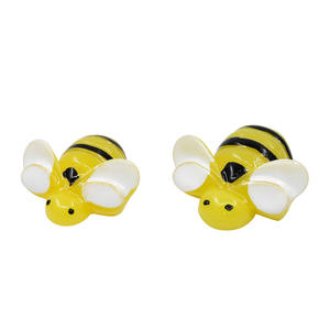 Cabujón plano de resina de abeja Kawaii para la fabricación de joyas DIY, horquillas, decoración de fundas de teléfono y accesorios - Product Image 6