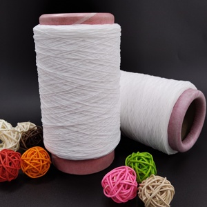 Hilo hilado en cono, color natural, suave y ligero, para tejer y coser, ecológico, hilo elástico, ecológico - Product Image 1