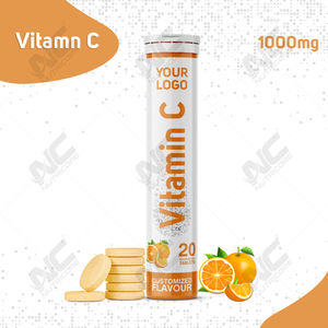 Comprimés effervescents de vitamine C + zinc de bonne qualité de marque privée pour adultes et adolescents-Supplément énergétique pour la santé - Product Image 3